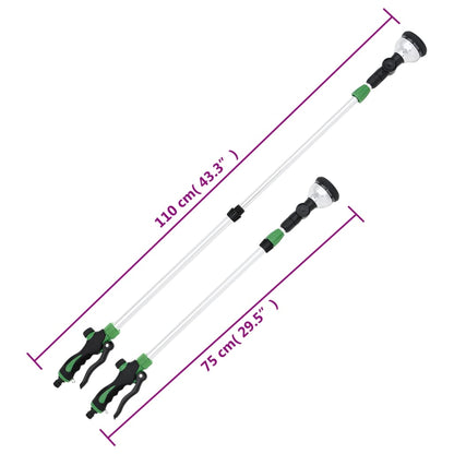 Spuitlans telescopisch met 10 patronen van 75-110 cm