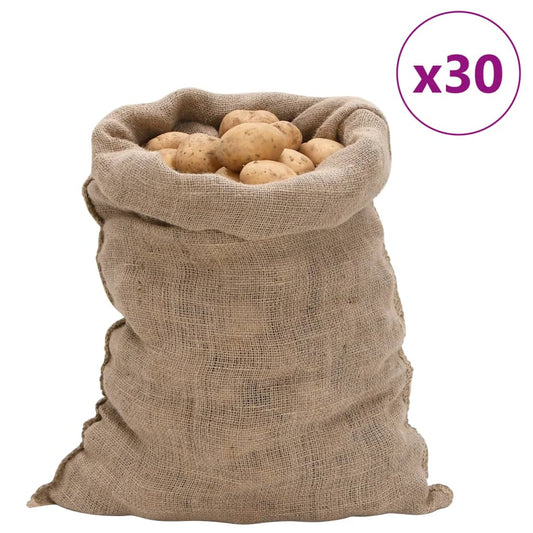 Jutezakken 30 stuks 220 g/m² 60x105 cm 100% jute