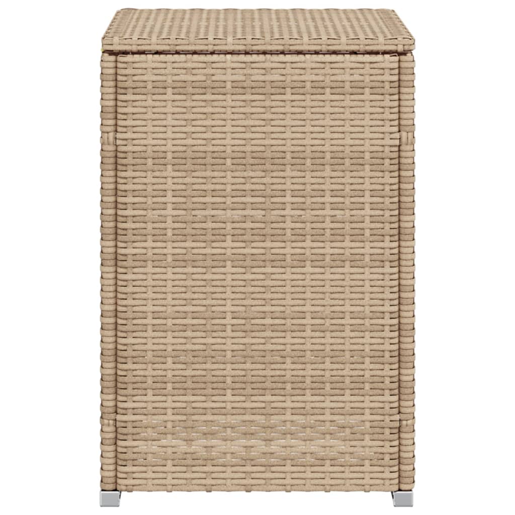 Afdekkast voor propaangasfles 40x40x60 cm Poly Rattan beige