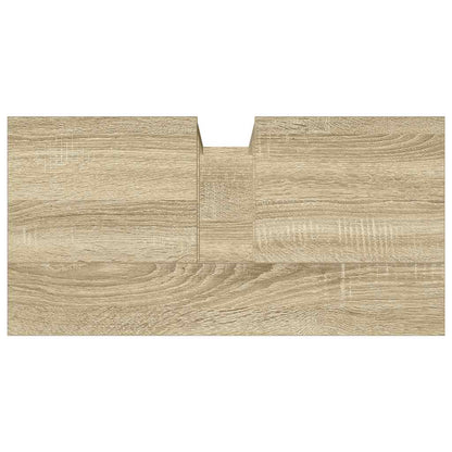 Wastafelkast 60x30x60 cm bewerkt hout sonoma eikenkleurig