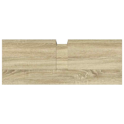 Wastafelkast 80x30x60 cm bewerkt hout sonoma eikenkleurig