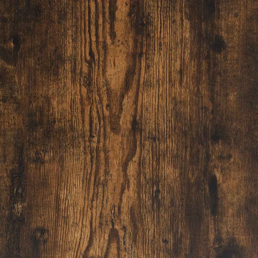 Badkamerkast 60x30x60 cm bewerkt hout gerookt eikenkleurig