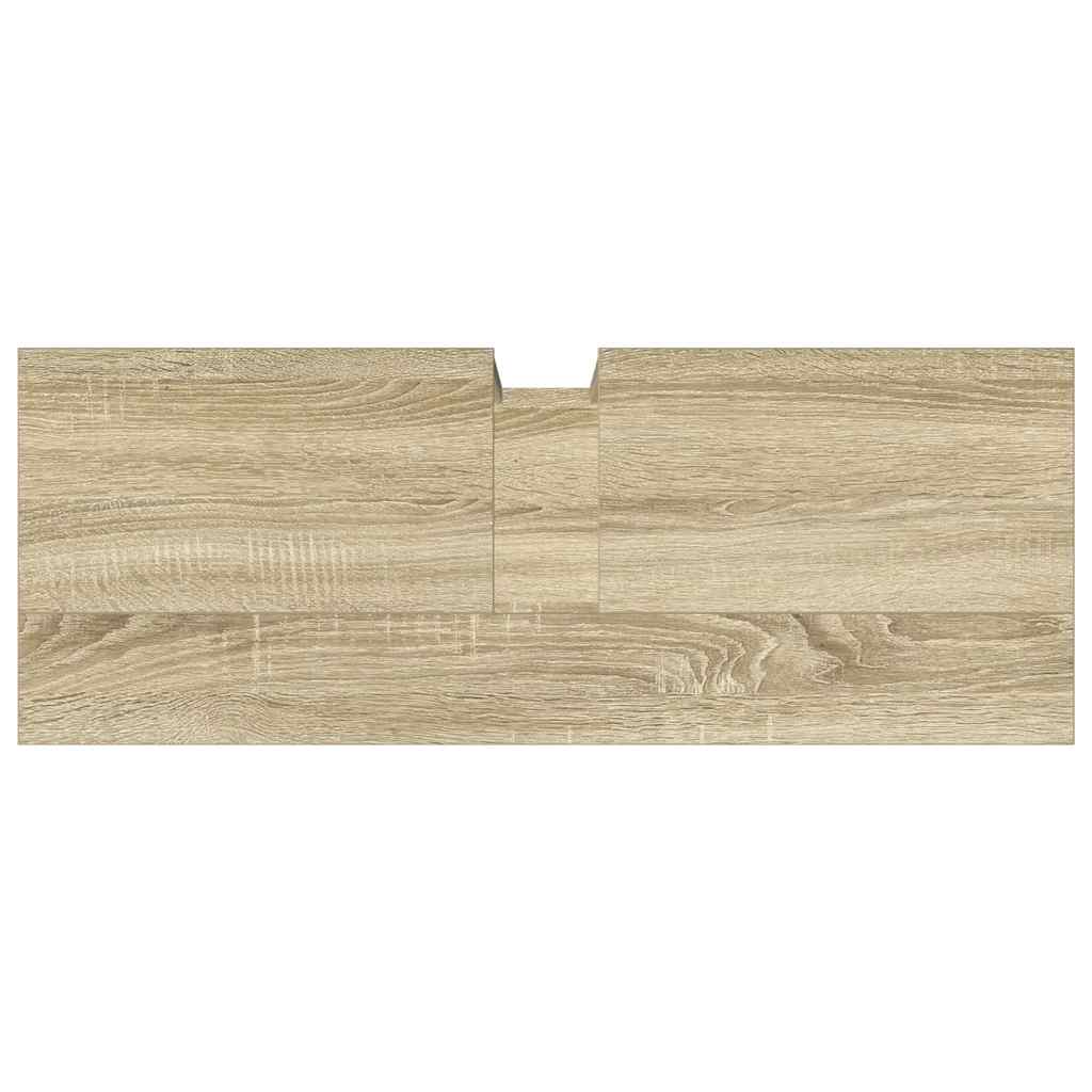 Wastafelkast 80x30x60 cm bewerkt hout sonoma eikenkleurig