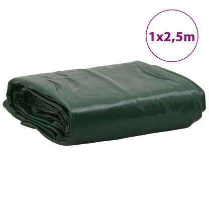 Dekzeil 650 g/m² 1x2,5 m groen