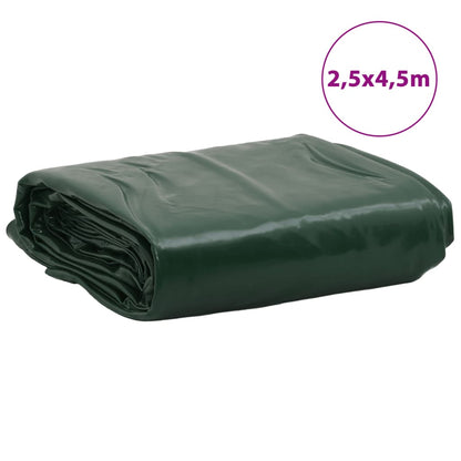 Dekzeil 650 g/m² 2,5x4,5 m groen