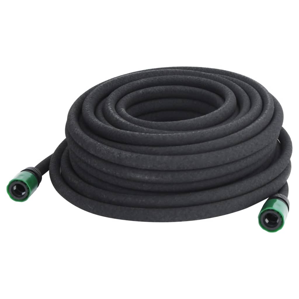 Druppelslang 0,6'' 25 m rubber zwart