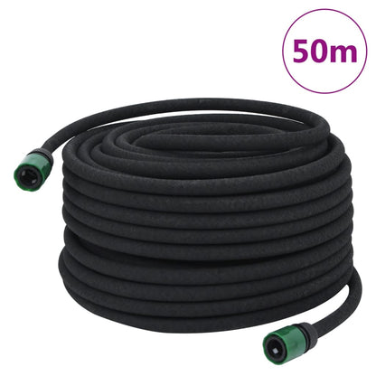 Druppelslang 0,6'' 50 m rubber zwart