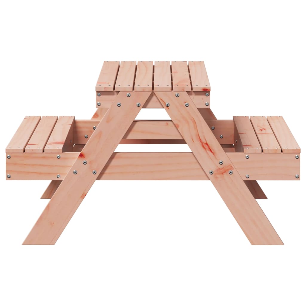 Picknicktafel voor kinderen 88x97x52 cm massief douglashout