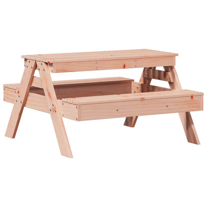 Picknicktafel voor kinderen 88x97x52 cm massief douglashout