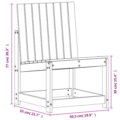 Tuinstoel 50,5x55x77 cm massief douglashout