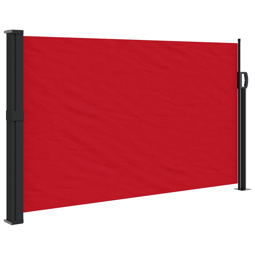 Windscherm uittrekbaar 117x300 cm rood