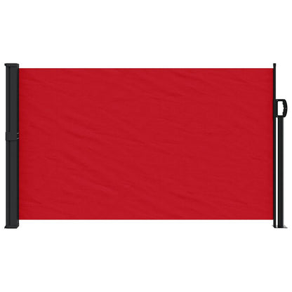 Windscherm uittrekbaar 117x300 cm rood