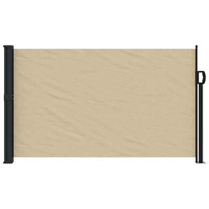 Windscherm uittrekbaar 117x300 cm beige