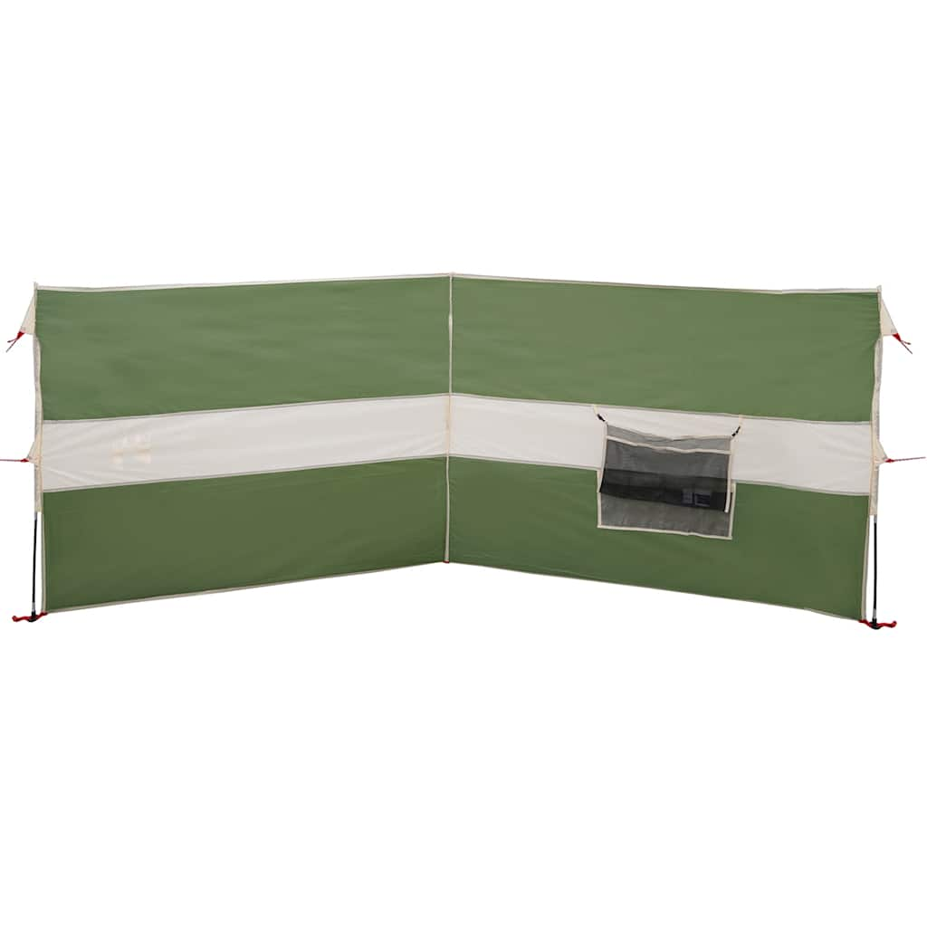 Windscherm camping waterdicht 344x120 cm groen