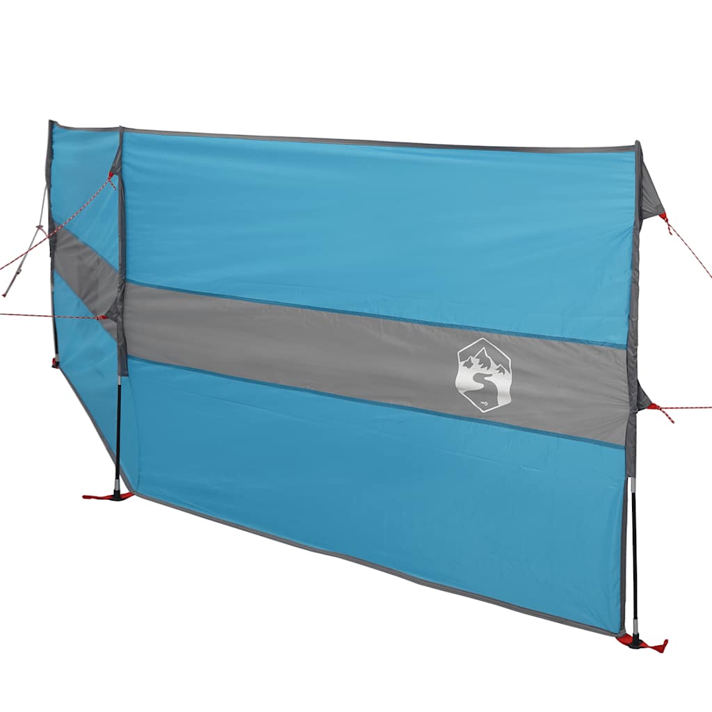 Windscherm camping waterdicht 344x120 cm blauw