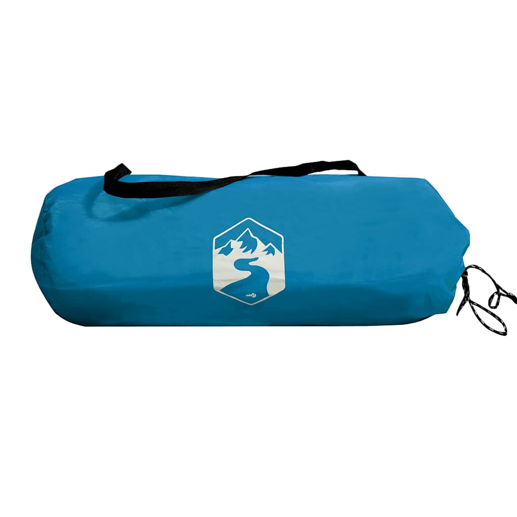 Windscherm camping waterdicht 344x120 cm blauw