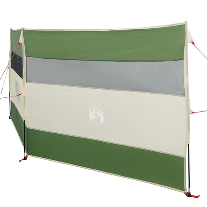 Windscherm camping waterdicht 340x130 cm groen