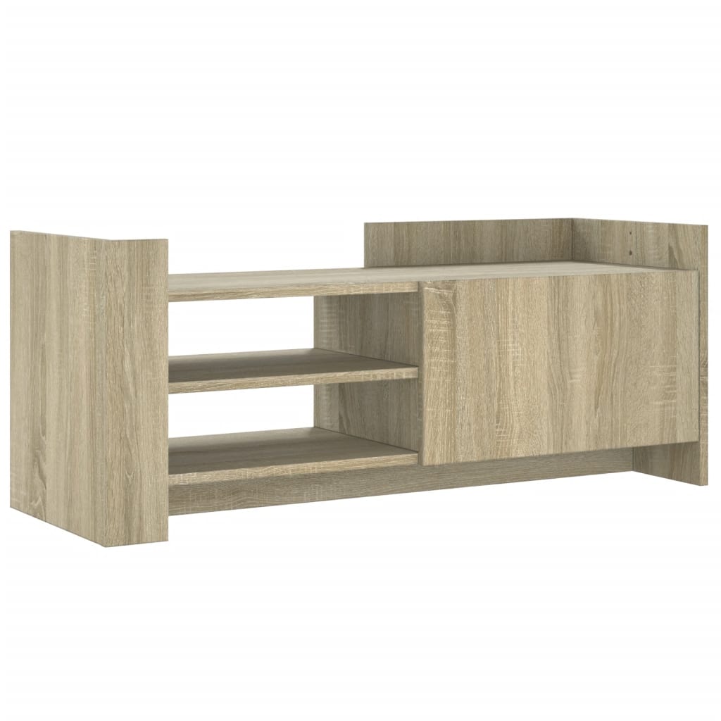 Tv-meubel 100x35x40 cm bewerkt hout sonoma eikenkleurig