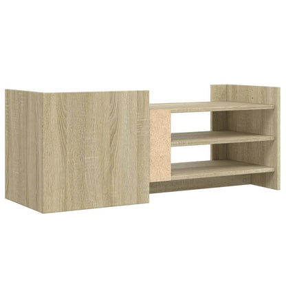 Tv-meubel 100x35x40 cm bewerkt hout sonoma eikenkleurig