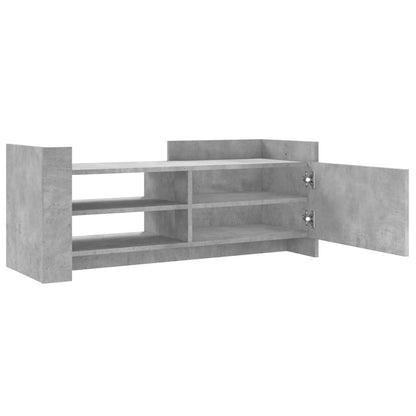 Tv-meubel 100x35x40 cm bewerkt hout betongrijs