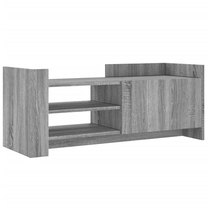 Tv-meubel 100x35x40 cm bewerkt hout grijs sonoma eikenkleurig