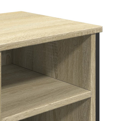 Wastafelkast 91x35x60 cm bewerkt hout sonoma eikenkleurig