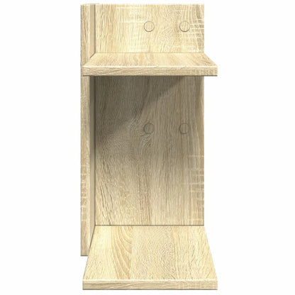 Bureau organiser 42x21,5x42 cm bewerkt hout sonoma eikenkleurig