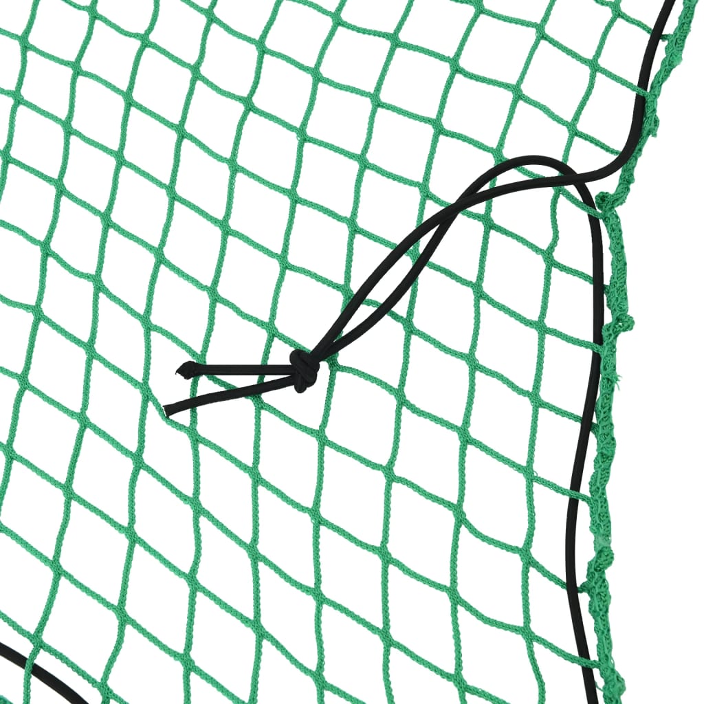 Aanhangwagennet elastisch touw 2,1x1,25 m polypropeen groen