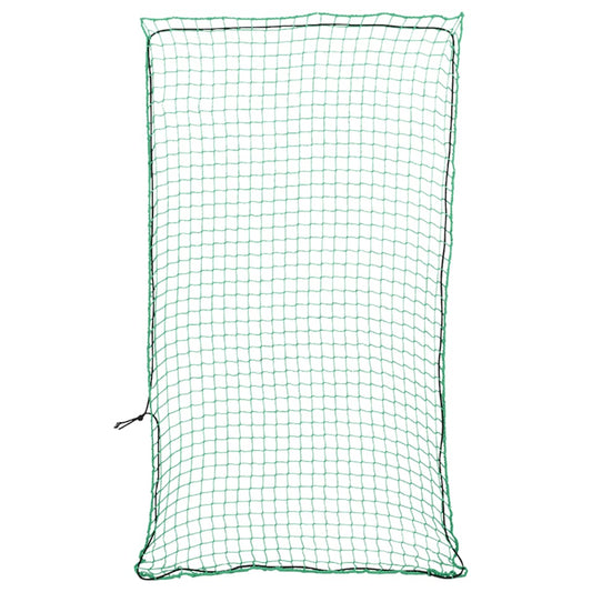 Aanhangwagennet elastisch touw 2,7x1,5 m polypropeen groen