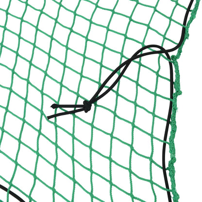 Aanhangwagennet elastisch touw 3,5x2,5 m polypropeen groen