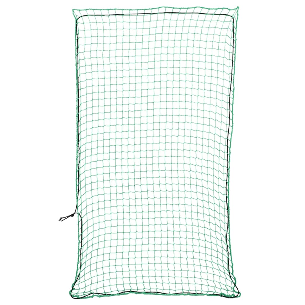 Aanhangwagennet elastisch touw 4,5x2,5 m polypropeen groen