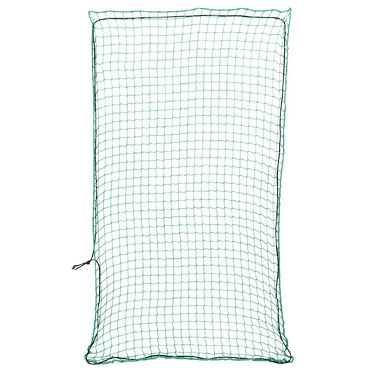 Aanhangwagennet elastisch touw 4,5x2,5 m polypropeen groen