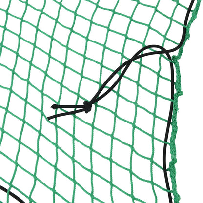 Aanhangwagennet elastisch touw 6x3,5 m polypropeen groen