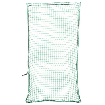 Aanhangwagennet elastisch touw 8x3,5 m polypropeen groen