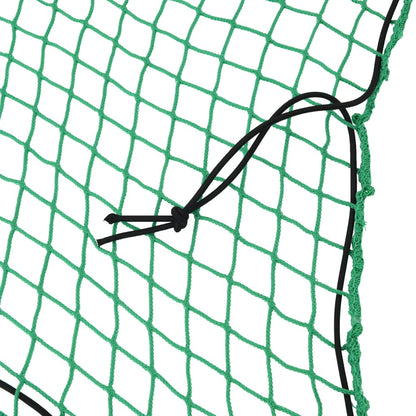 Aanhangwagennet elastisch touw 8x3,5 m polypropeen groen