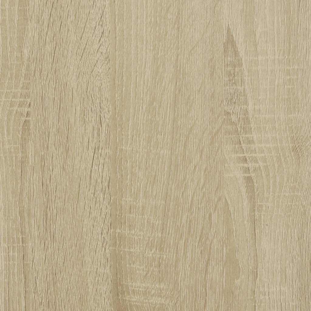 Tv-meubel 100x34,5x40cm bewerkt hout metaal sonoma eikenkleurig