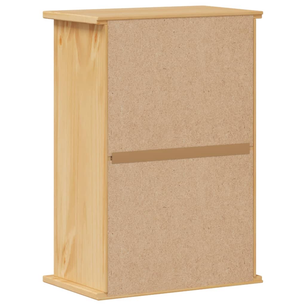 Badkamerwandkast Corona 45x27x64,5 cm massief grenenhout