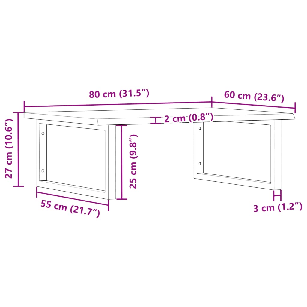 Badkamer wandschap staal en massief eikenhout