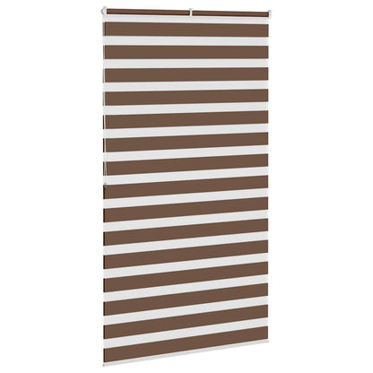 Zebra rolgordijn 120x200 cm stofbreedte 115,9cm polyester bruin