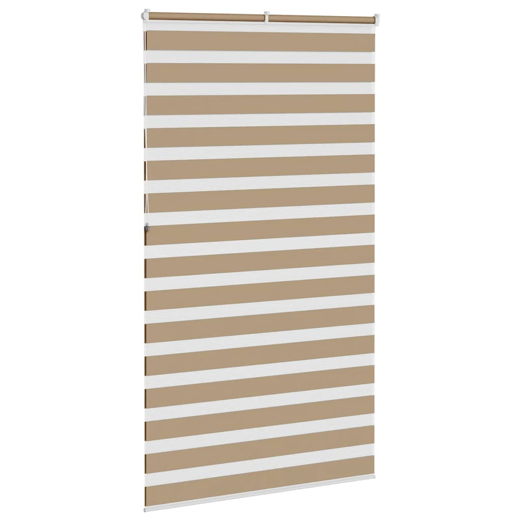 Zebra Blind 120x230 cm stofbreedte 115,9 cm polyester zandbruin