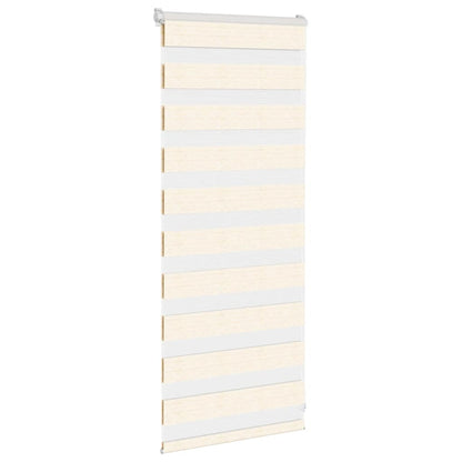 Zebra rolgordijn 60x100 cm stofbreedte marmerbeige 55,9 cm