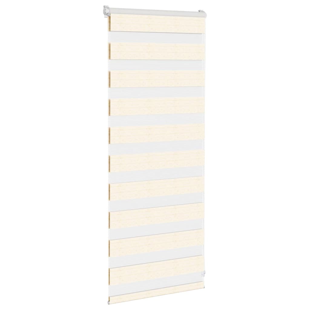 Zebra rolgordijn 65x100 cm stofbreedte 60,9 cm marmerbeige