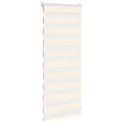 Zebra rolgordijn 65x100 cm stofbreedte 60,9 cm marmerbeige