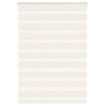 Zebra rolgordijn 110x100 cm stofbreedte 105,9 cm marmerbeige