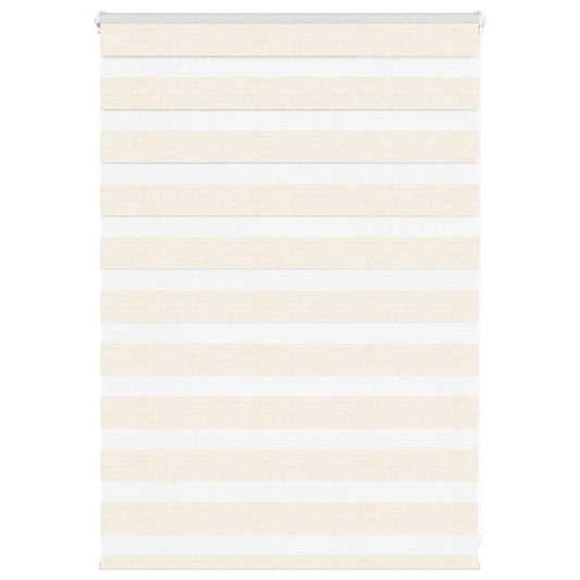 Zebra rolgordijn 110x100 cm stofbreedte 105,9 cm marmerbeige