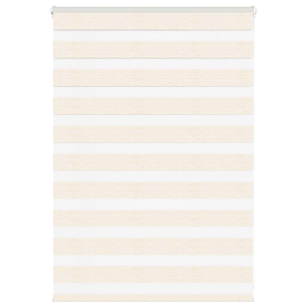 Zebra rolgordijn 115x100 cm stofbreedte 110,9 cm marmerbeige