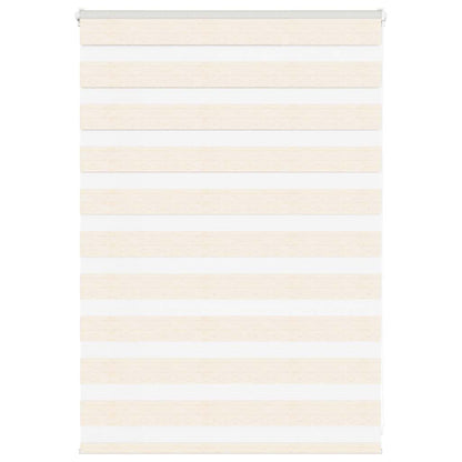 Zebra rolgordijn 115x100 cm stofbreedte 110,9 cm marmerbeige