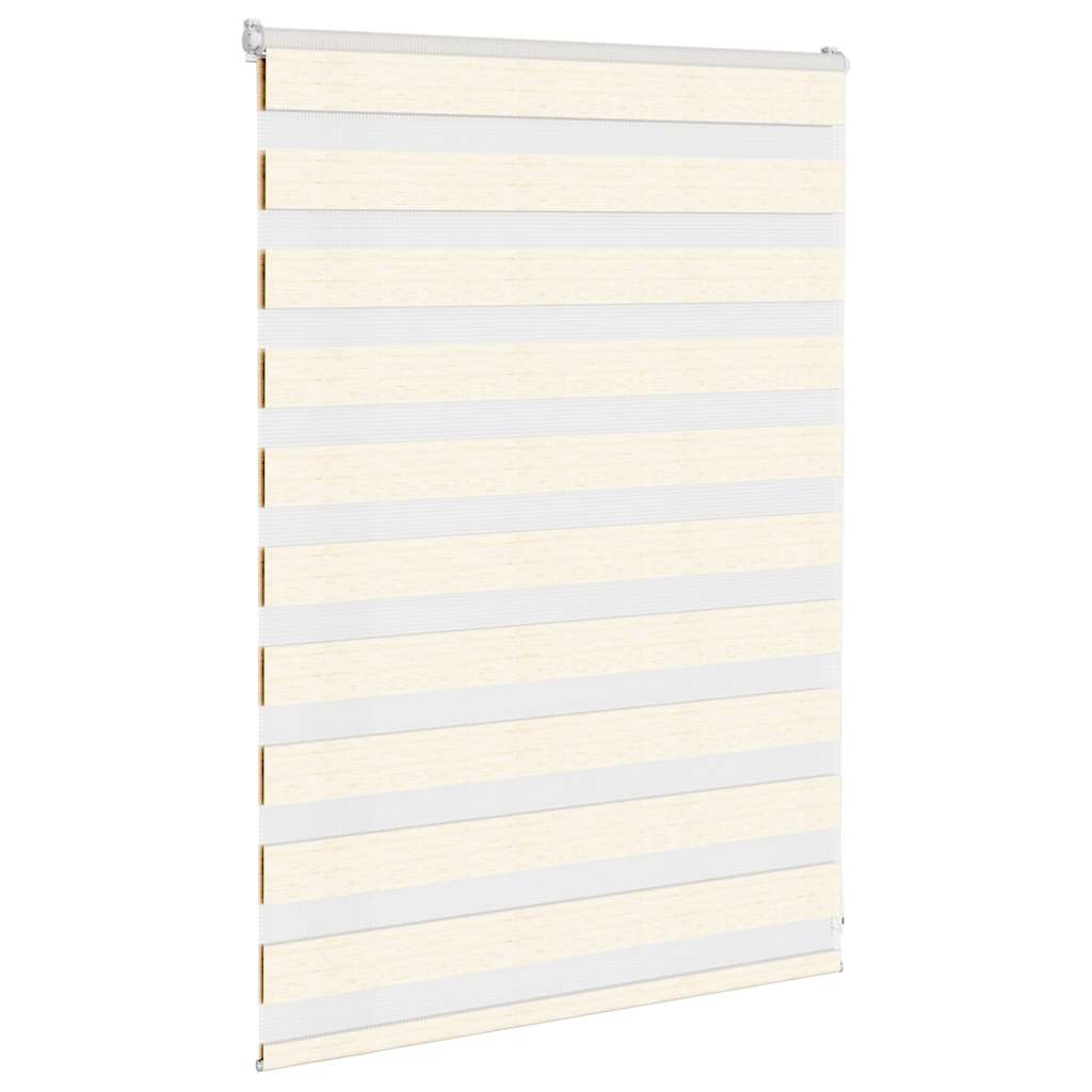 Zebra rolgordijn 115x100 cm stofbreedte 110,9 cm marmerbeige