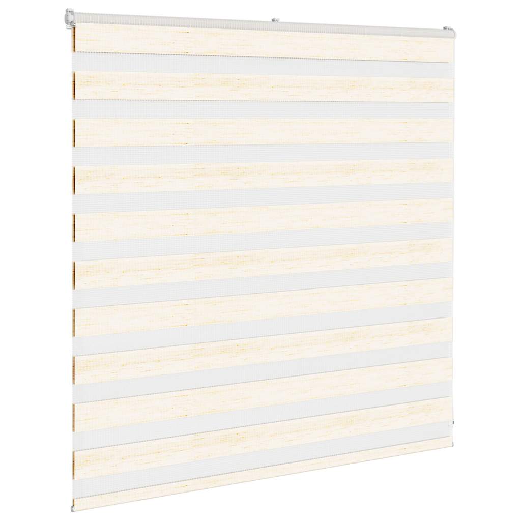 Zebra rolgordijn 140x100 cm stofbreedte 135,9 cm marmerbeige