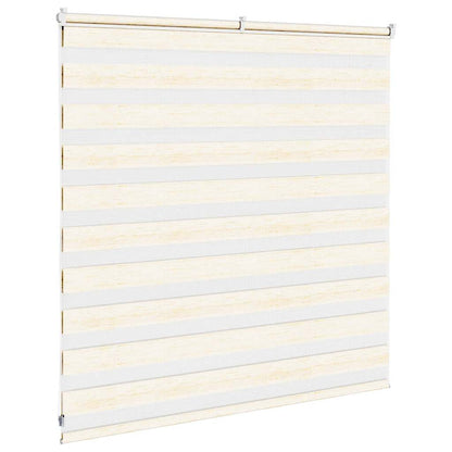 Zebra rolgordijn 140x100 cm stofbreedte 135,9 cm marmerbeige